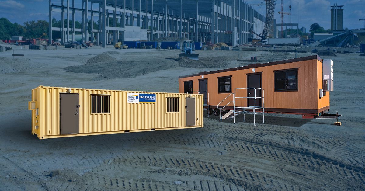Choosing Between Shipping Containers and Office Trailers for Business Needs